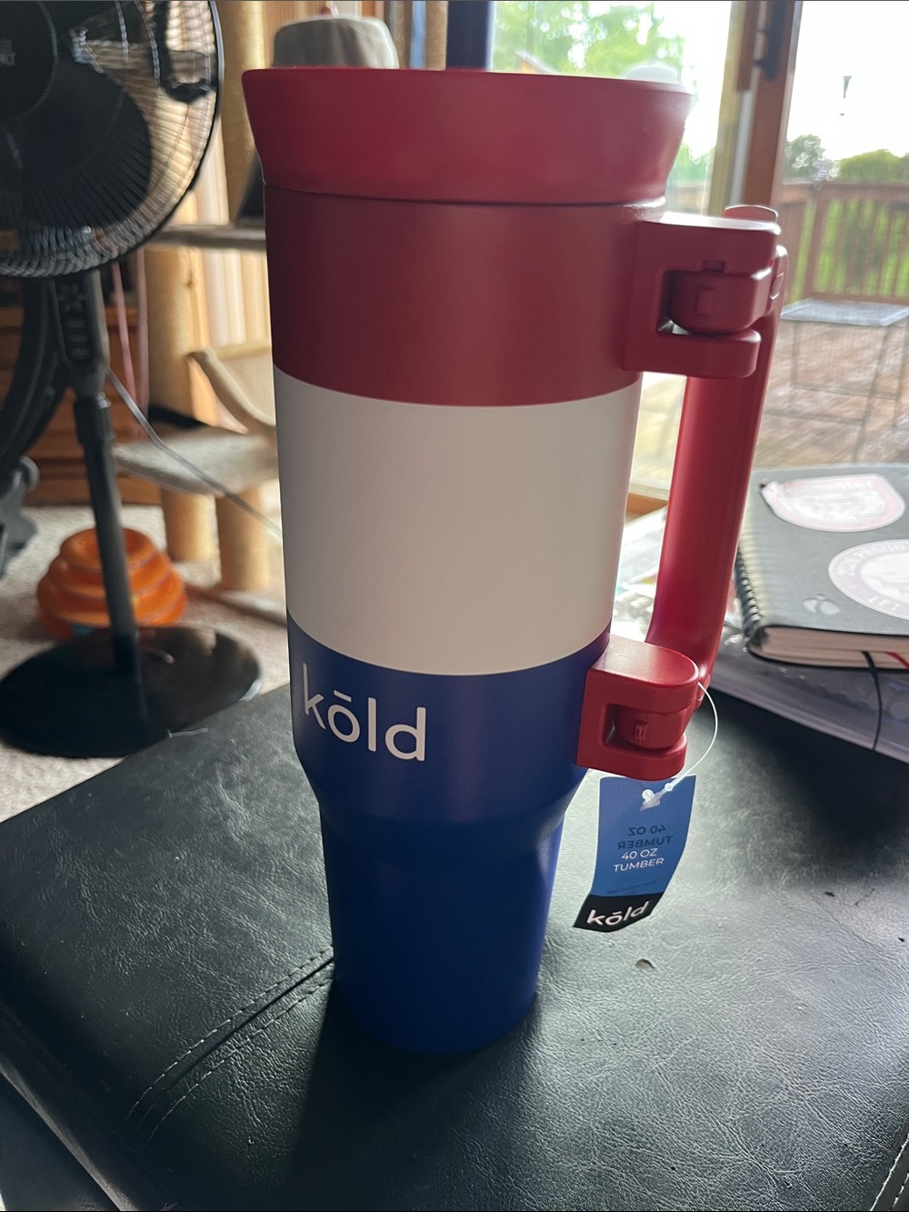 Tri-Color Insulated Travel Tumbler - Red, White & Blue